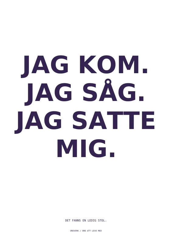 Dagens prestation