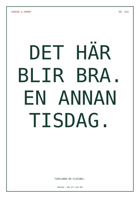 Nästa vecka