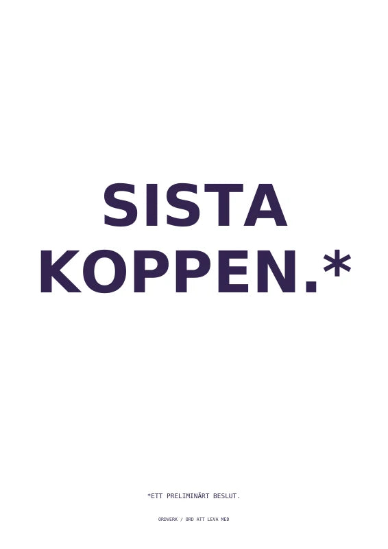 Sista koppen