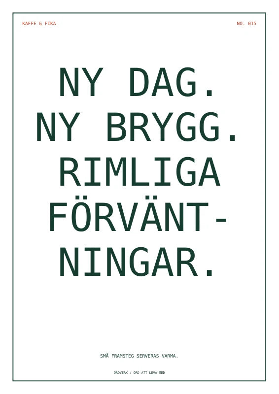 Bryggd optimism