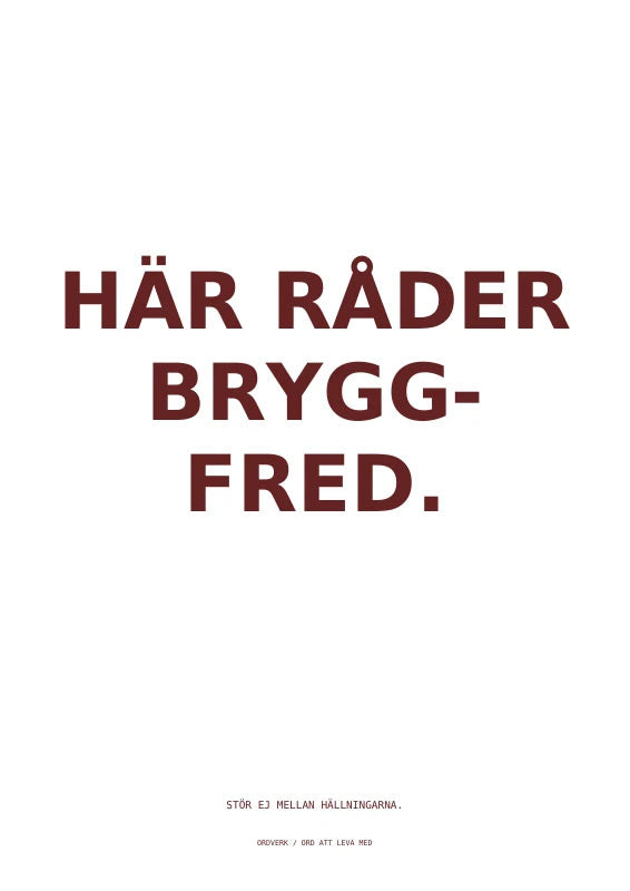 Bryggfred