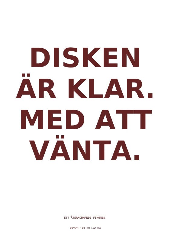 Diskens kretslopp
