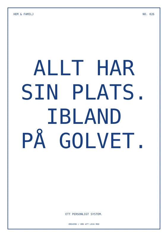 Vår sorts ordning