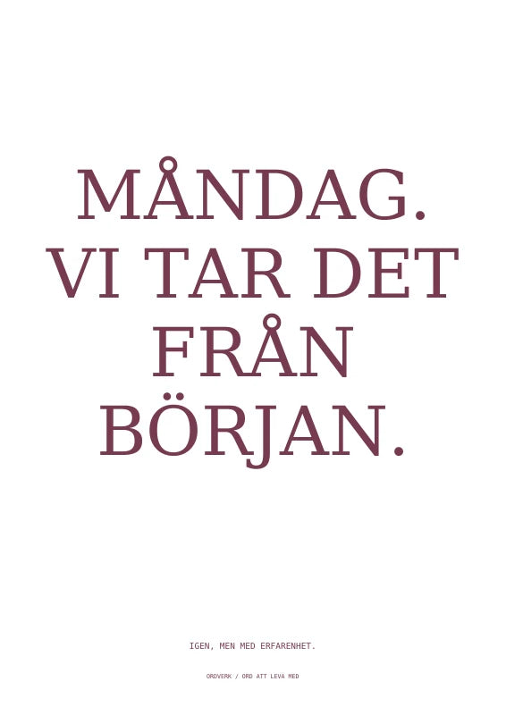 Måndagsprotokoll