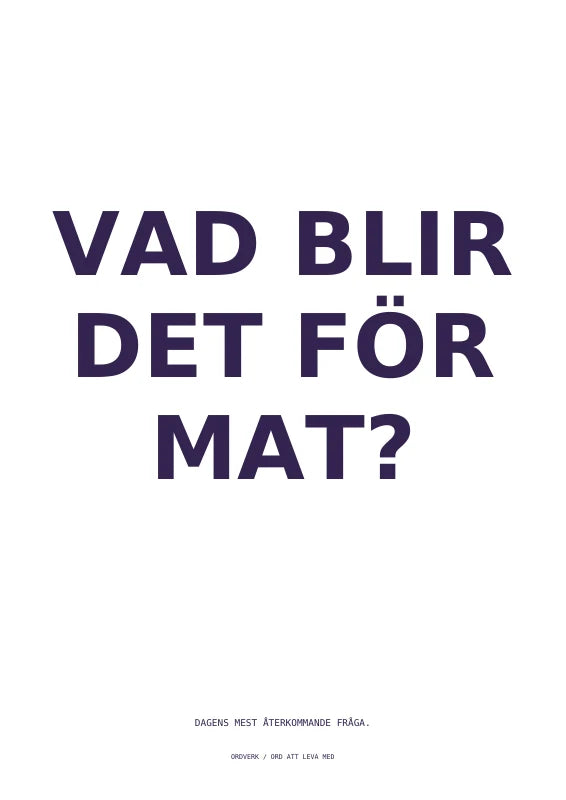 Middagsplanen