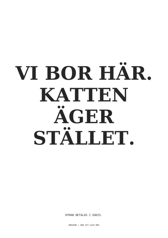 Kattens adress