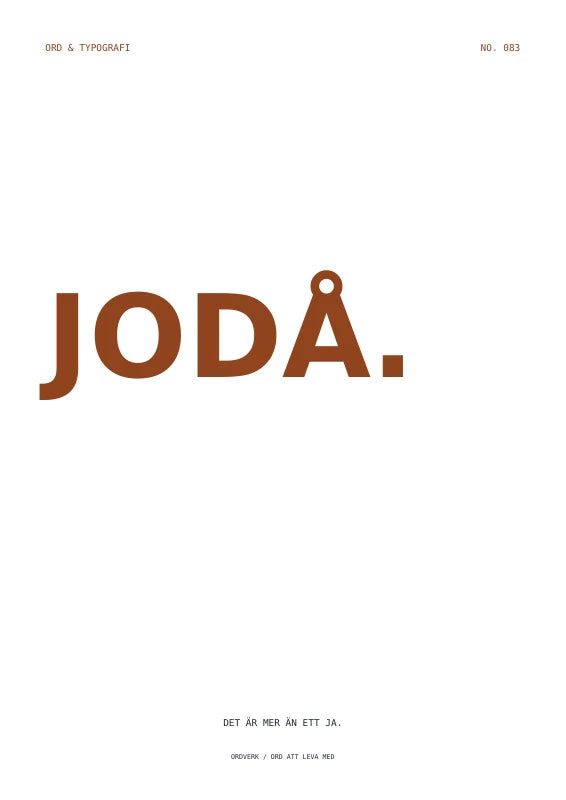Jodå