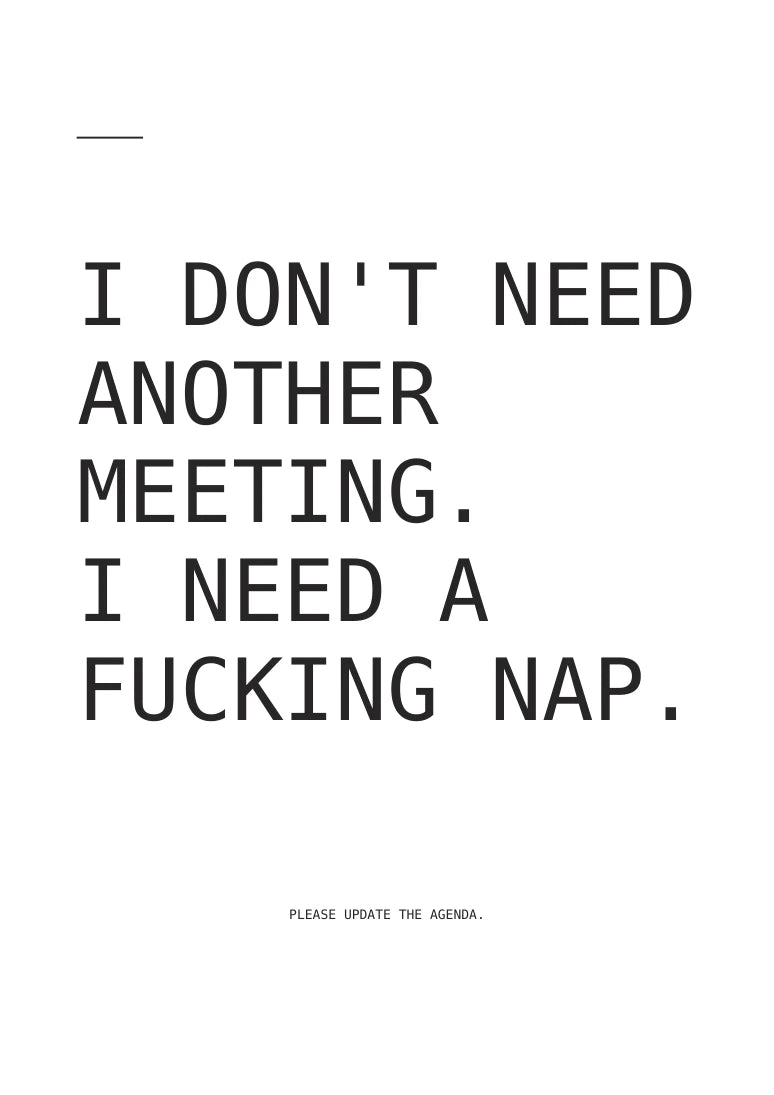 Meeting fatigue