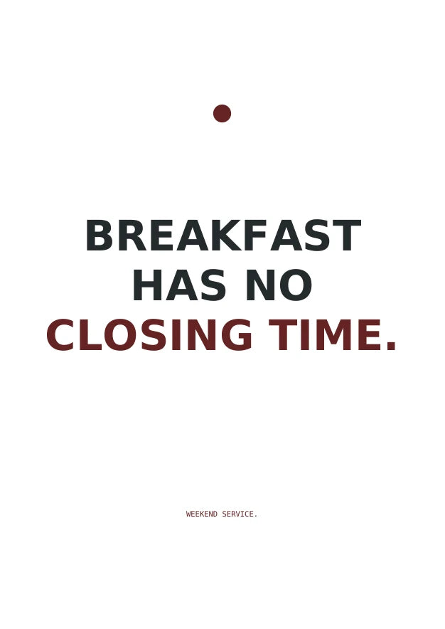 Breakfast Hours | English