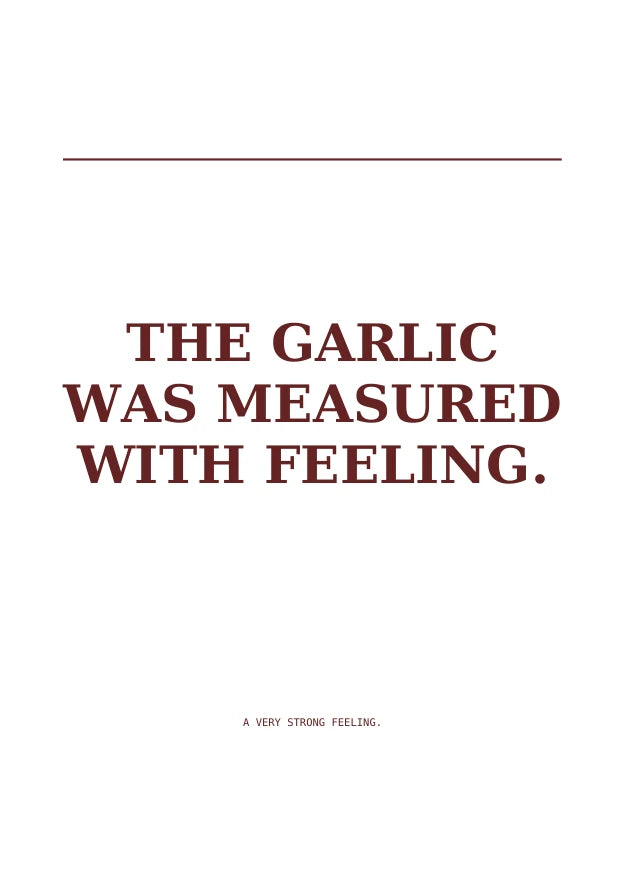 Garlic Policy | English