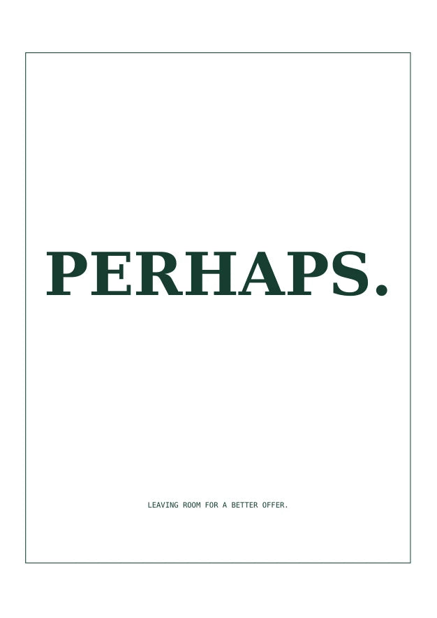 Perhaps | English