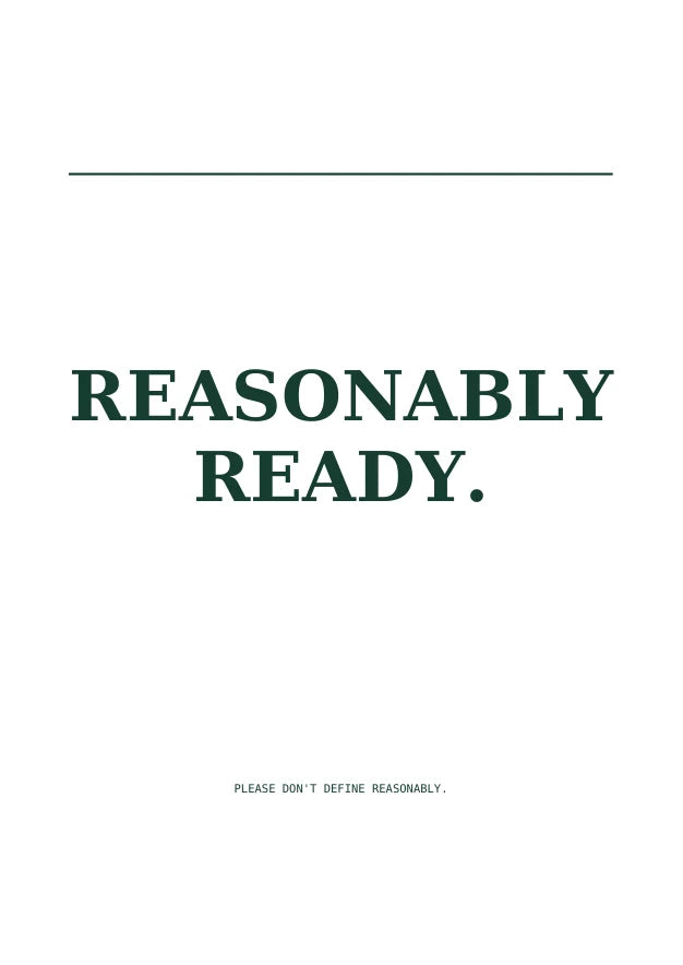 Reasonably | English